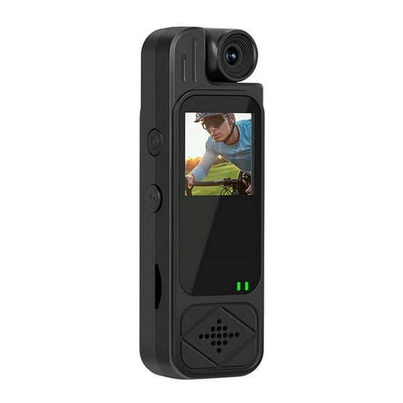 Mini Cámara HD 1080P, Grabadora de Vídeo Digital Portátil, Cámara Corporal con Visión por Infrarrojos, Videocámara Deportiva Compacta DV