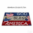 thumbnail image 3 of Independence Day American Flag Doormat Polyester Entryway Rug for Front Door and Indoor Outdoor Use, 3 of 7