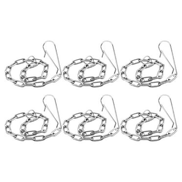 6 Pcs Stainless Steel Chain Small Chain Flapper Chain Toilet Replacement Tank Chain