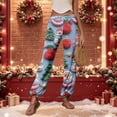 thumbnail image 6 of Women Baggy Christmas Printed Sweatpants Tapered Leg Drawstring Lounge Joggers with Pockets, Casual Jogging Pants Fall Clothes, 6 of 6