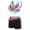 Blue, variant on Women's Bikini Set Printed Two Piece Fashion Sexy Swimsuit with Removable Bra Pads No Underwire for Beach Vacation,Blue,L