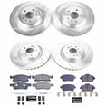 thumbnail image 3 of PowerStop Front and Rear Z23 Evolution Sport Carbon-Fiber Ceramic Brake Pad and Drilled & Slotted Rotor Kit Fits: MERCEDES-BENZ Select Models K8435, 3 of 10