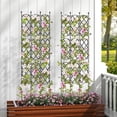 thumbnail image 5 of Topcobe 3-Pack Outdoor Plant Support Frame for Raised Garden Bed, Outdoor Garden Plant Stand for Patio Backyard, 5 of 12