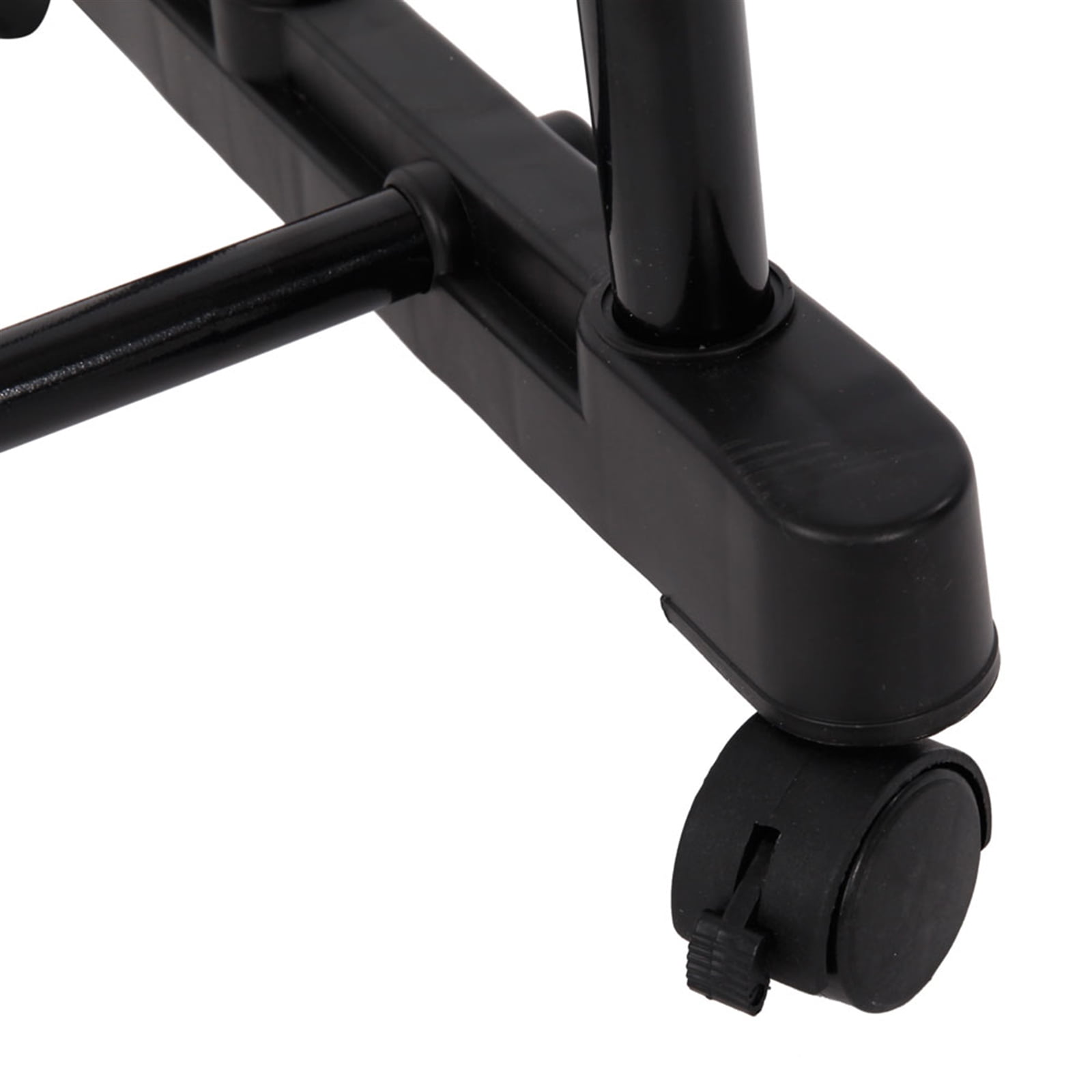 Clothes Rack with Shoe Shelf, Dual-bar Vertical & Horizontal Stretching Stand, Black & Silver