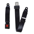 thumbnail image 4 of Cinturón de seguridad de 2 puntos, cómodo y ajustable, color negro, universal, para carrito de golf, coche, autobús escolar., 4 of 12