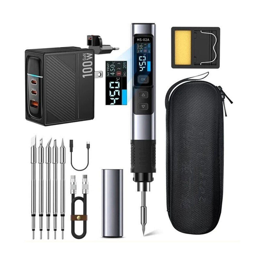 qiya HS-02A Soldering Iron 100W Portable Constant Temperature Soldering Pen