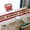 B, variant on HOARBOEG Christmas Table Runner 70x13in Faux Linen Polyester Holiday Table Decor for Indoor Outdoor Christmas Party, Dining Table, Buffet Kitchen Countertop Festive Decoration