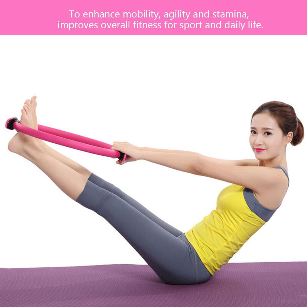 4 Colors Dual Grip Yoga Pilates Ring Resistance Circle for Thighs and Legs Yoga 