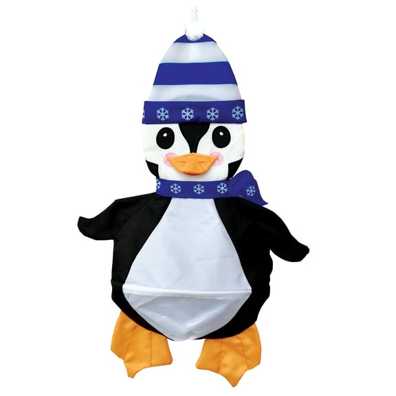 In the Breeze 4668 — Penguin Wind Friend - Winter 3D Windsock - Holiday Hanging Decoration