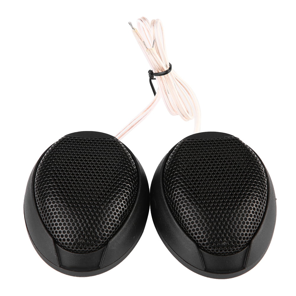Black 1000W Mini Car Speaker Audio Round Stickable Loudspeaker Automobile Speaker with Glue Qiilu Car Speaker Audio 