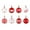 B, variant on chaungfeng 16 PCS Valentine's Day Ball Ornaments-1.5 Inch Red and White Love Heart Hanging Ball Ornaments-Valentine's Day Decorations for Tree Galentine's Day Party Supplies