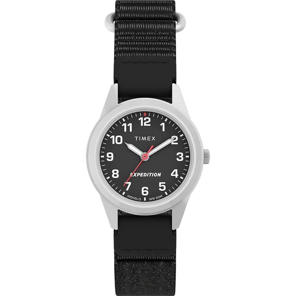 Timex Expedition T49660 Black/Blue Nylon Velcro Women\'s Watch Expedition Chrono-Alarm-Timer 33mm Fabric Strap Watch  main image 3