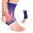 thumbnail image 2 of Mart Women Leg Warmers Thigh High Boot Socks Ankle Wraps Support Gear for Men Ladies Muay Ankle Support Gym Ankle Support Cable Knit Boot Socks, 2 of 9