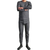 Ventana Mens 2pc 100% Cotton Thermal Underwear Set Long Johns