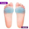 thumbnail image 6 of WILLED Metatarsal Pads 12PCS Gel Ball of Foot Cushions for Women and Men Breathable Pads for Foot Pain Relief, 6 of 8