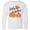 AA-White, variant on Inktastic Little Sister Pumpkins with Fall Leaves Long Sleeve Youth T-Shirt