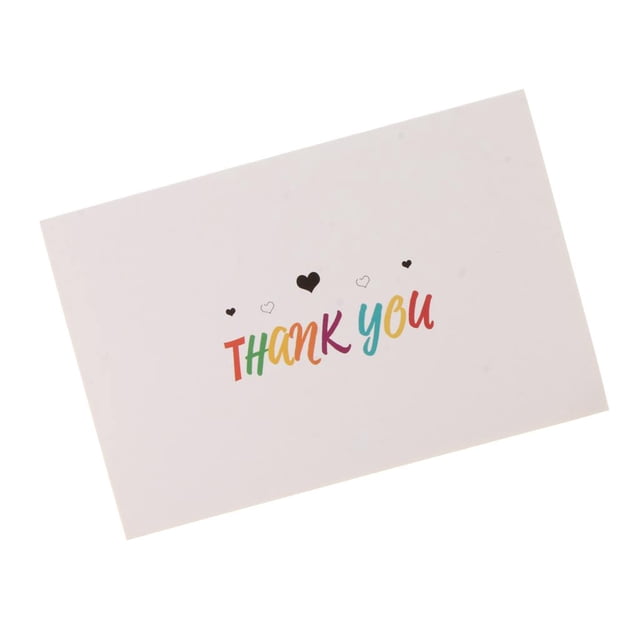 simhoa 24 Set Thank Card with Envelopes Greeting Invitation Card Favors D D