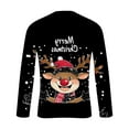 thumbnail image 5 of Royisotas Mens Shirts Long Sleeve Pullover Winter Tops Athletic Christmas Crewneck Black Graphic T Shirts for Men Big and Tall, 5 of 5