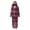 Red-Mom, variant on Odeerbi Christmas Onesie Pajamas for Family Holiday Sleep Jumpsuit Long Sleeve Family Christmas Pajamas Matching Sets Mom Fashion Lattice Print Plush Jumpsuit Sleepwear PJs Set Red