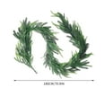 thumbnail image 3 of chaungfeng Artificial Norfolk Pine Garlands, Winter Pine Garland, Green Artificial Greenery Garland for Table, Mantle, Wall, Indoor, Outdoor Christmas Decorations (70.9 Inch), 3 of 9