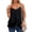 Black, variant on Tank Tops for Women Off Shoulder Ruffle Casual Summer Flowy Beach Dress Camisoles for Women Beige L