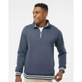 thumbnail image 3 of New - MMf - J. America - Relay Fleece Quarter-Zip Sweatshirt Retired, 3 of 4