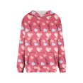 thumbnail image 4 of LHVUOA Women's Valentine's Day Hoodies Long Sleeve Heart Print Hoodies Comfy Top Outfits Fashion Y2k Clothes, 4 of 6