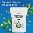thumbnail image 6 of Aromasong Tea Tree Foot Soak with Dead Sea Foot Soaking Salts - Pedicure Soak for Dry Cracked Feet - Athlete's Callus Remover Soothes Sore Feet - Eliminates Odor - Made In USA - Packaging may vary, 6 of 10