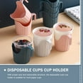 thumbnail image 4 of 6 Pcs Insulated Cup Holder Portable Anti-scalding Desktop Disposable Coffee Cups Tumblers Business Milk Sleeves Office, 4 of 6