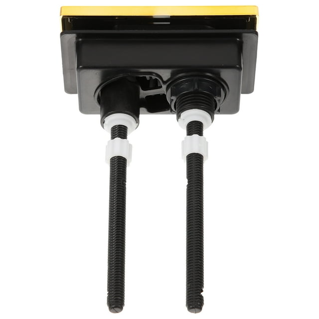 IFANLANDOR Toilet Tank Dual Button Golden Rectangular Dual Flush 1Pcs For Home Improvement