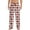 Black, variant on Red and black argyle Print Men's Home Trousers, Elastic Drawstring Home Pajamas Clothing Suitable for Adult Men-Large