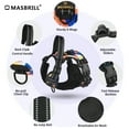 thumbnail image 4 of MASBRILL No Pull Dog Harness, Reflective Dog Vest with Handle No Choke Soft Padded Dog Harness for Small Dog-Geometry-M, 4 of 8
