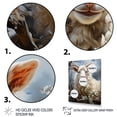 thumbnail image 3 of Designart "Siesta of the White Sheep" Animals Floater Framed Canvas Wall Art, 3 of 7