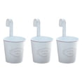 thumbnail image 1 of Shisuyan 3pcs Simple Hanging Flower Buckets Pretty Iron Planters Vintage Flower Pots, 1 of 8