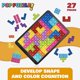 thumbnail image 4 of Pop Puzzle Popper Fidget Game - Juego de rompecabezas de 27 piezas Pop Push It Bubble Sensory Fidget Toys para aprender, alivio del estrés Juego de rompecabezas pop de silicona Bo, 4 of 5