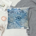 thumbnail image 2 of JEUXUS Nautical Coastal Lumbar Throw Pillow Covers Ocean Seashell Coral Starfish Decorative Pillow Cases Summer Beach Blue Gray Beige Pillow Covers Home Decor For Living Room Sofa Couch, 2 of 5