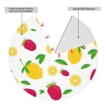 thumbnail image 2 of Picia Strawberry and Lemon Print Christmas Tree Skirt , Christmas Tree Skirt Ornaments for Merry Christmas Holiday Party Decorations Indoor Outdoor-36", 2 of 7