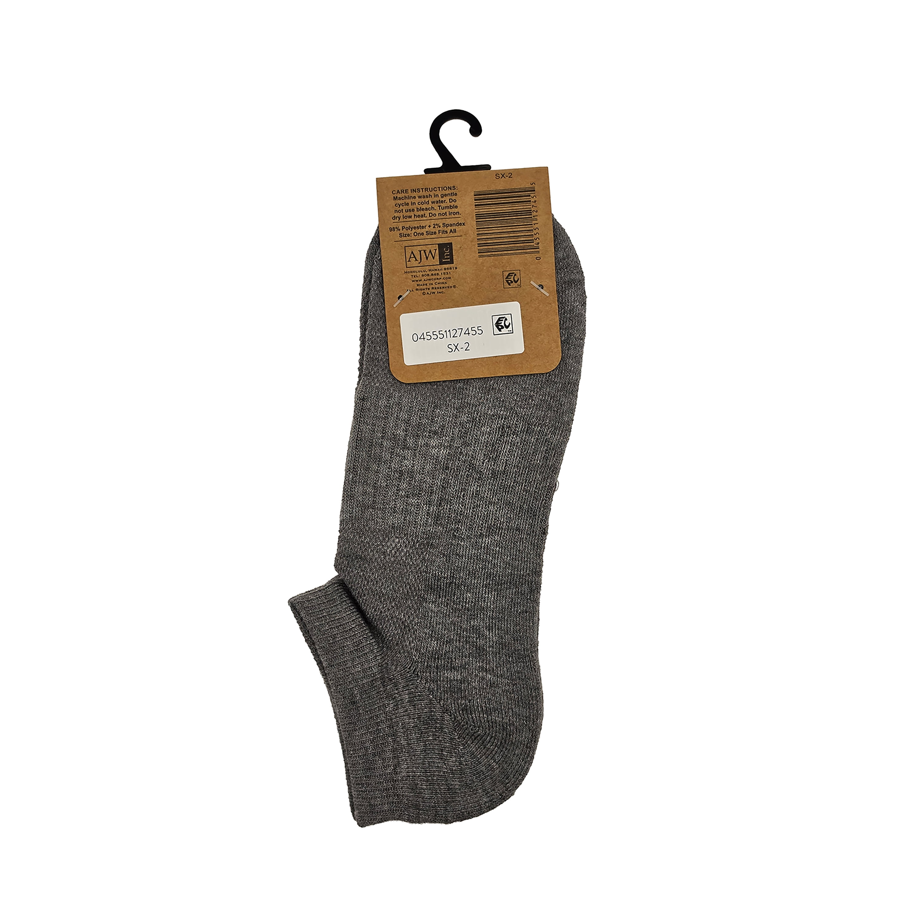 Ajw, Inc Men's Comfortable Crew Socks - Multipack for Everyday Wear