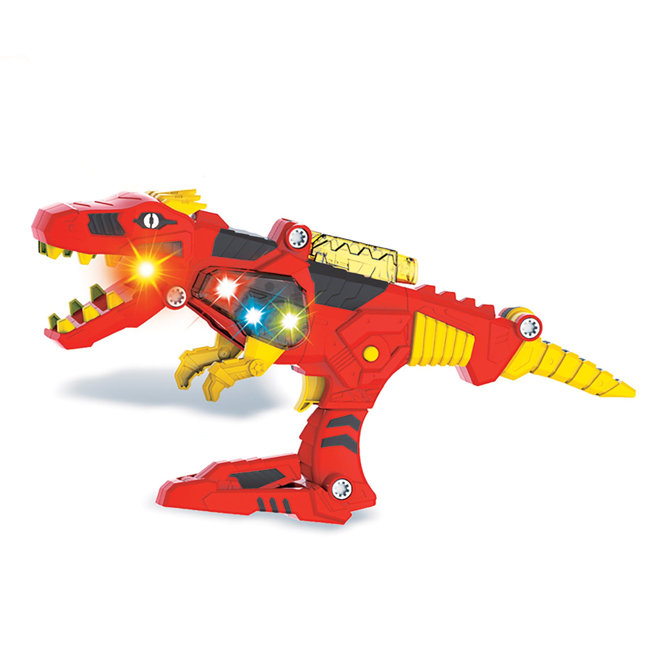 Mechasauraus T-Rex Transforming Gun Dinosaur Blaster Lights Sounds Shooter Dino 
