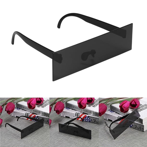 Sidaley Gafas de lujo Props Censor Bar Gafas de sol Ojo negro Cubierto Gafas de sol Props Decoración para fiesta de boda Accesorios de cámara y óptica