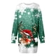 thumbnail image 3 of Vestidos Para Mujer Vestido Casual de Manga Larga Con Cuello Redondo y Estampado Navideño de Moda de Otoño E Invierno Para Mujer, 3 of 3