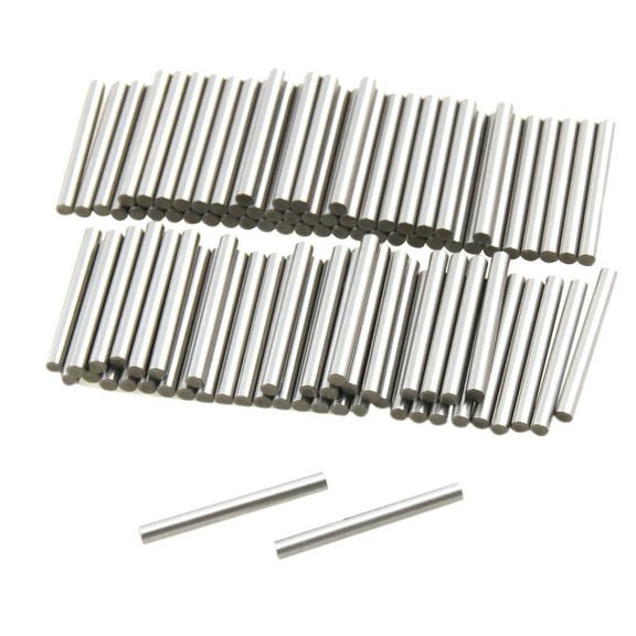 100 Pcs 1.75mm x 15.8mm Parallel Dowel Pins Fasten Elements