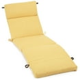 thumbnail image 2 of Blazing Needles  Earthtone 72-inch All-weather Solid Outdoor Chaise Lounge Cushion Mocha, 2 of 5