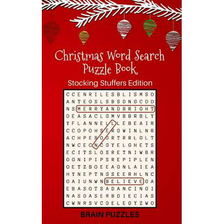 Christmas Word Search Puzzle Book : Stocking Stuffers Edition: Great Gift for Kids and