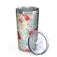 thumbnail image 2 of Pioneer Flower 10oz Tumblers Stainless Steel Tumbler with Lid and Straw,Vacuum Insulated Double Wall Travel Tumbler Cups with Cleaning Brush for Coffee, Tea, 2 of 4