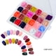 thumbnail image 1 of 24 colores uñas prensadas mate, uñas postizas, juego de uñas postizas acrílicas, uñas prensadas cortas cuadradas, uñas postizas pequeñas con punta meñique, 1 of 5
