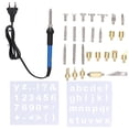 thumbnail image 2 of Kit De Soldador Eléctrico 60W Con Temperatura Ajustable 28 Bits De Soldadura Juego De Herramientas De Pirograbado Para Carpintería Grabado Tallado Quemado,29Pcs Vogacara TO005606-01, 2 of 7