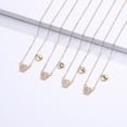 thumbnail image 3 of TINGN Dog Mom Gifts for Women Necklace Dainty 14 Gold Plated Initial Paw Print Dog Mom Necklace, 3 of 5