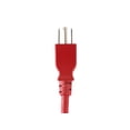 thumbnail image 3 of Monoprice Power Cable / Cord - 2 Feet - Red | 18AWG 3 Conductor PC Power Connector Socket 10A (NEMA 5-15P to IEC 60320 C13), 3 of 6