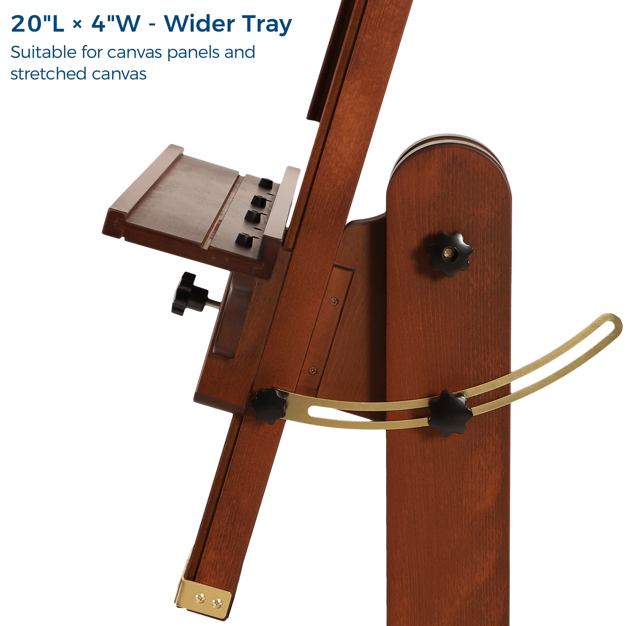 VISWIN Extra-Large Studio Easel, Hold Canvas to 71", Tilts Flat